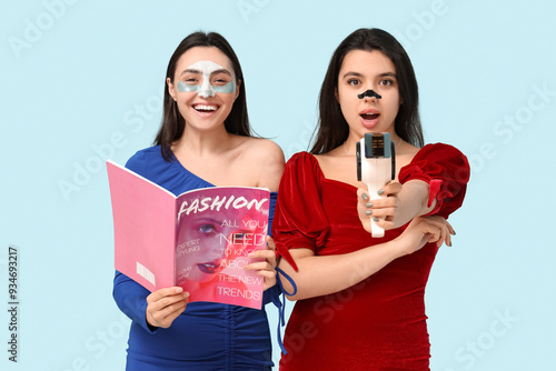 Beautiful young women with ...