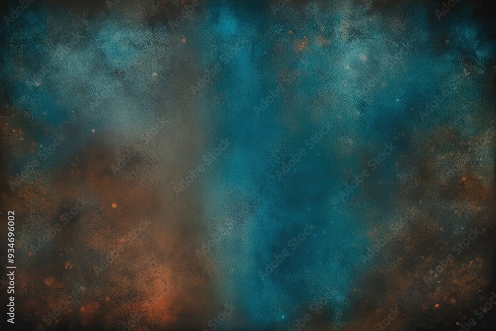 Textured Photocopy Backdrop with Rustic Blue Gradient and Eerie Specks