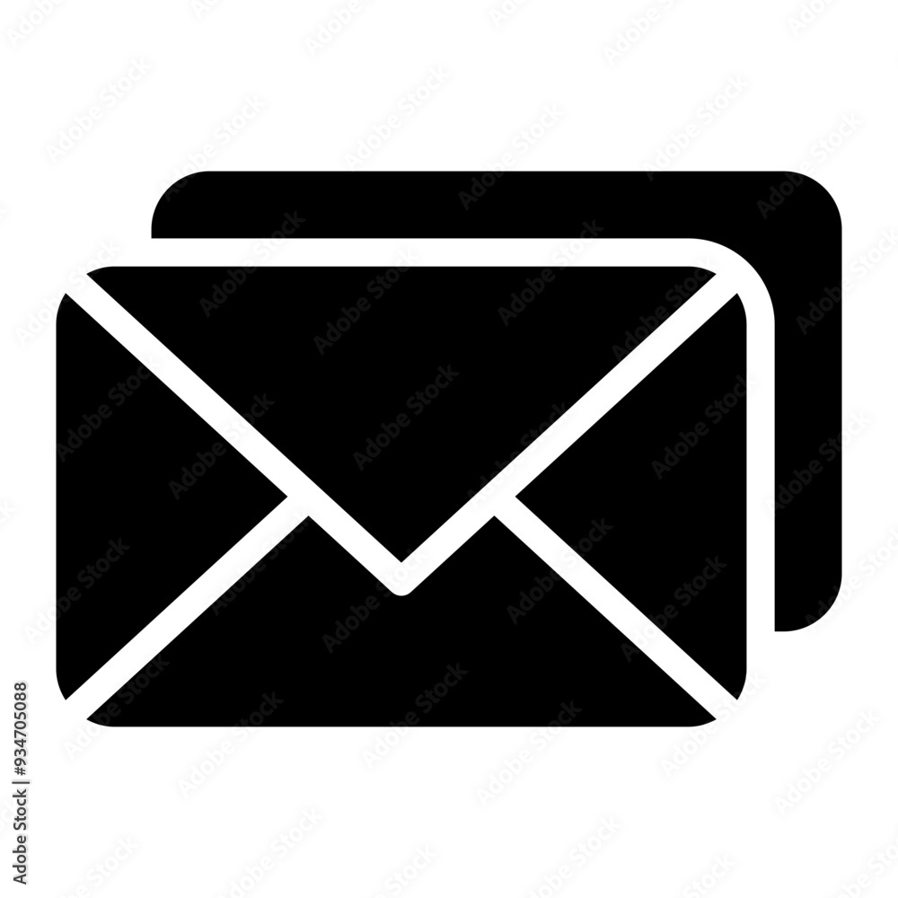 mail stack icon mail stack icon