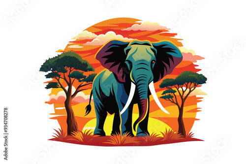 illustration of elephant