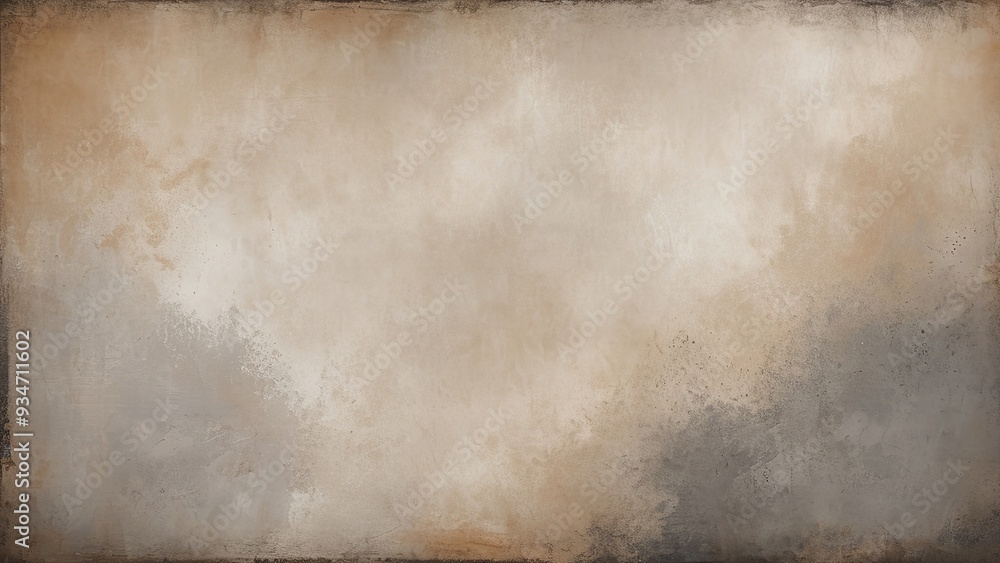 Obraz premium Beige, grey and dark abstract texture background. Made with generative AI technology