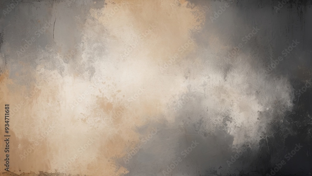 Beige, grey and dark abstract texture background. Made with generative AI technology Beige, grey and dark abstract texture background. Made with generative AI technology