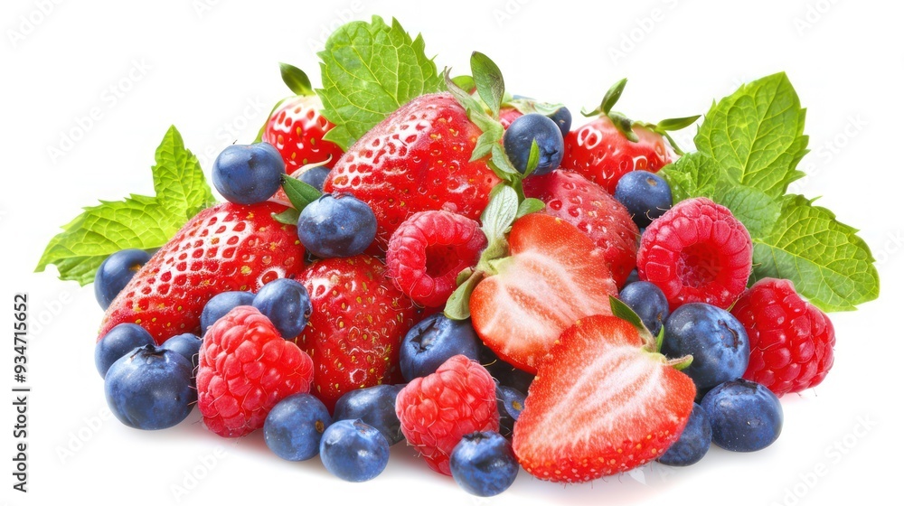 Obraz premium Fresh Berries Collection