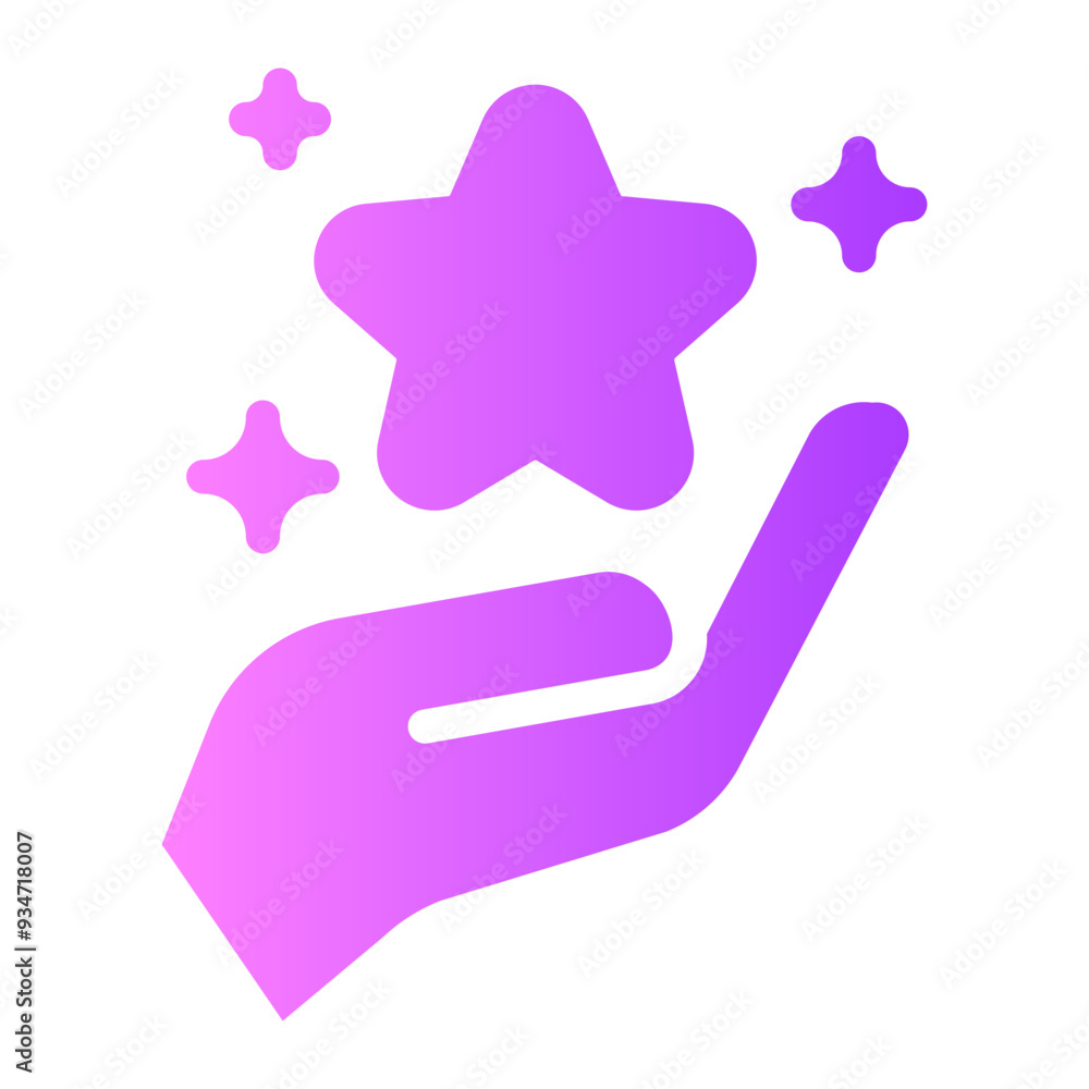 hands on experience gradient icon hands on experience gradient icon