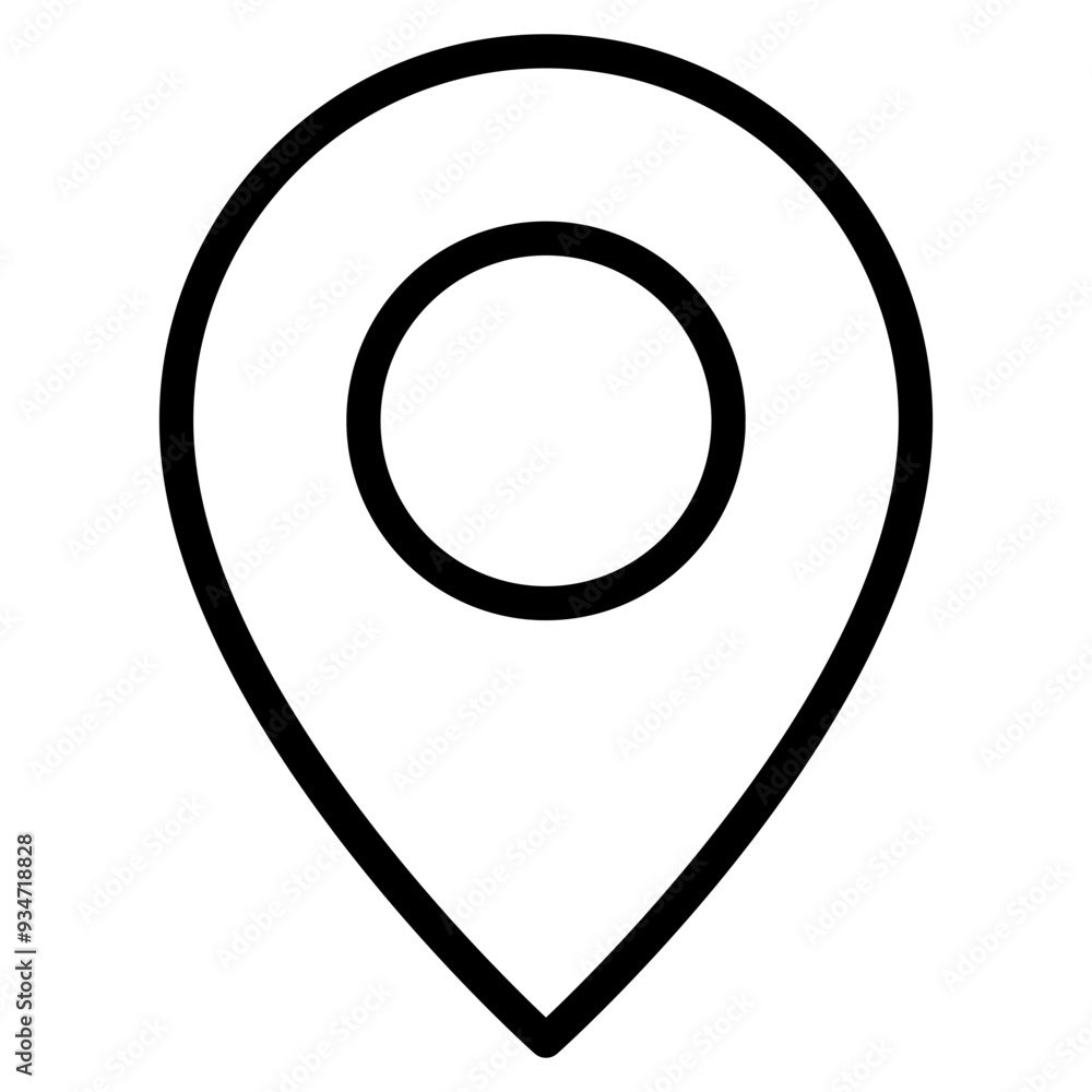 Location pin icon. Map pin place marker. Location icon. Map marker pointer icon Location pin icon. Map pin place marker. Location icon. Map marker pointer icon