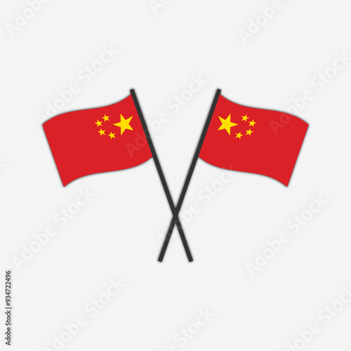 China flag illustration photo