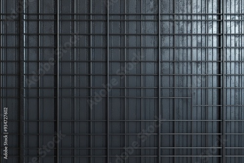 Wallpaper Mural Modern Industrial Metal Grid Texture Featuring Depth and Elegance Torontodigital.ca