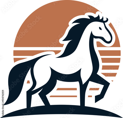 Creative Horse Elegant Logo