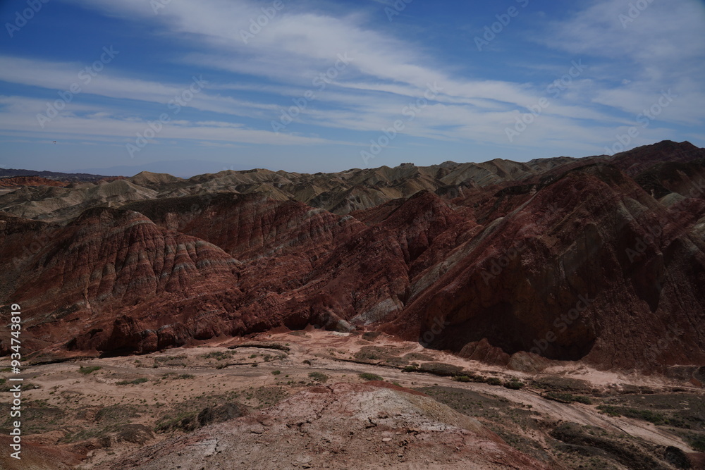 Obraz premium Zhangye Danxia Geopark