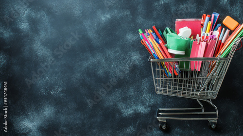 Back to School Shopping Cart