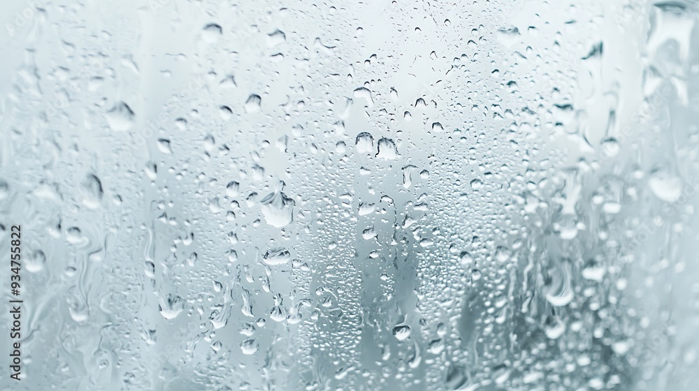 Water Drops On Window Glass Abstract Background Water Drops On Window Glass Abstract Background