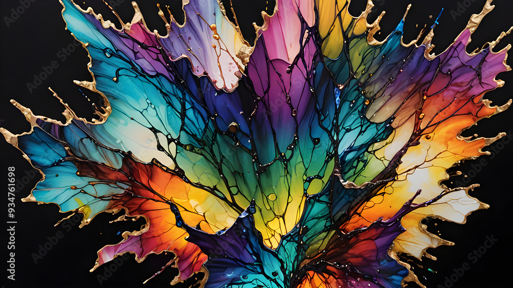 Alcohol ink Stunning pictures that is reflected as broken glass effect with intricate details and backgrounds that shines Highly detailed and colorful glow Alcohol ink Stunning pictures that is reflected as broken glass effect with intricate details and backgrounds that shines Highly detailed and colorful glow