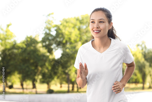 Beautiful young happy sport...