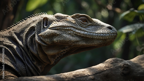 iguana in zoo photo