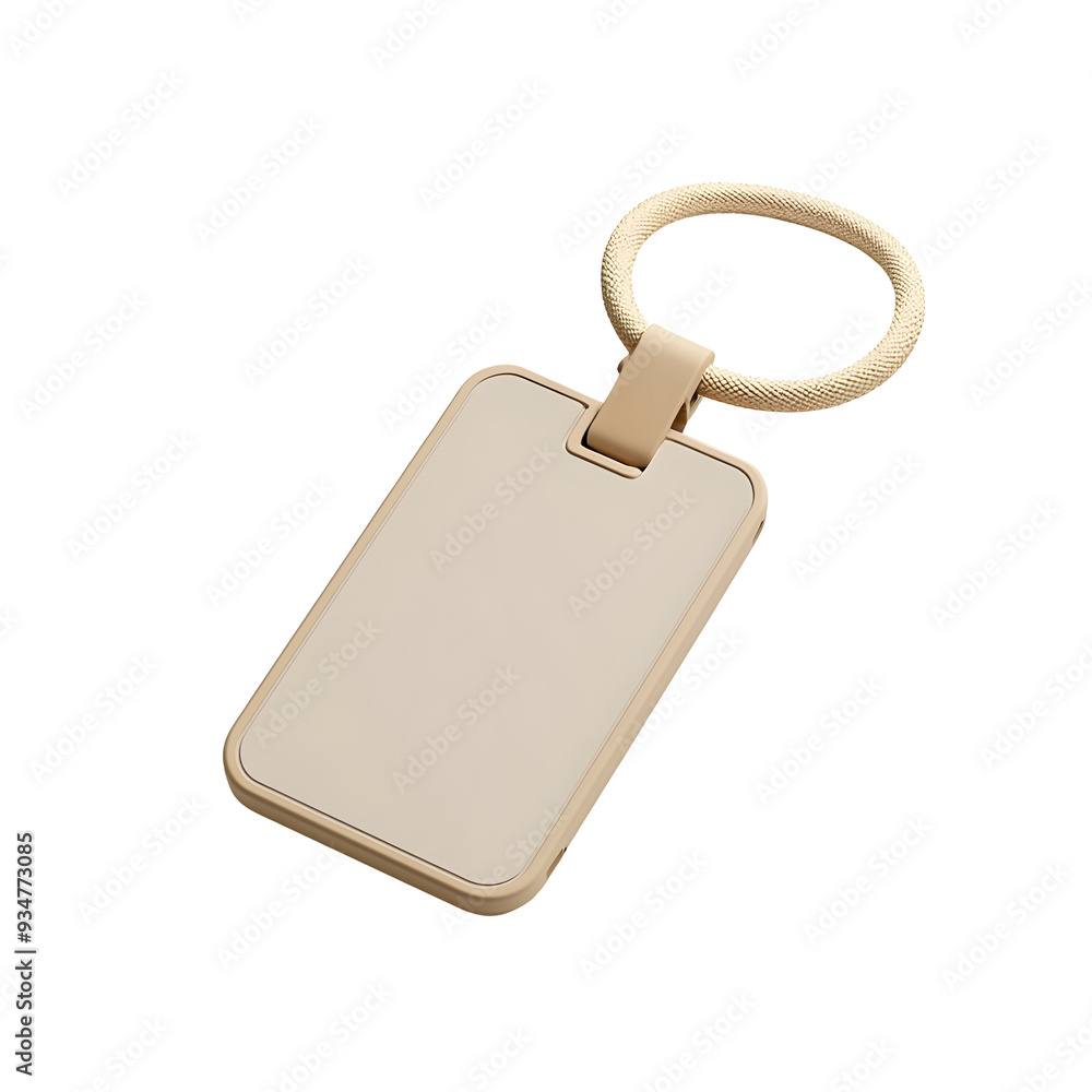 Fototapeta premium Metallic RFID Tag for Identification and Security Purposes