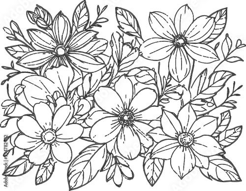 Wallpaper Mural seamless floral pattern your artwork with leaves Torontodigital.ca