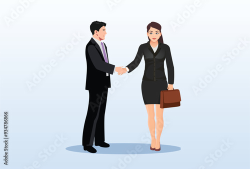 people work icon logo sign man girl sex male job boss art design vector seduce hand deal