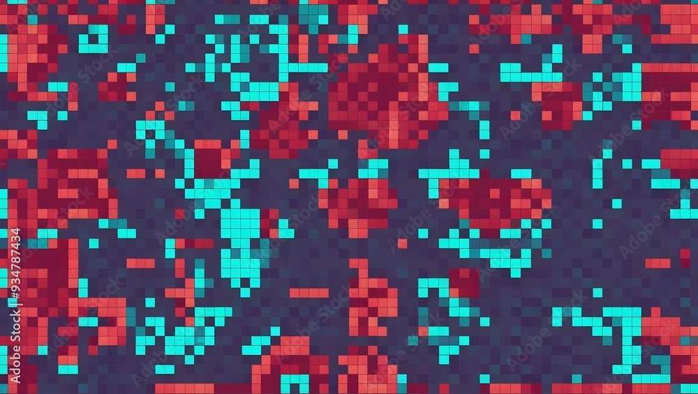 Fototapeta premium Pixel art.