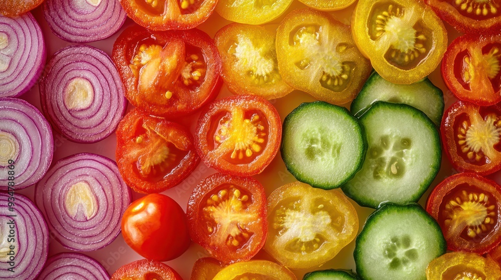 Freshly Sliced Vegetables Freshly Sliced Vegetables