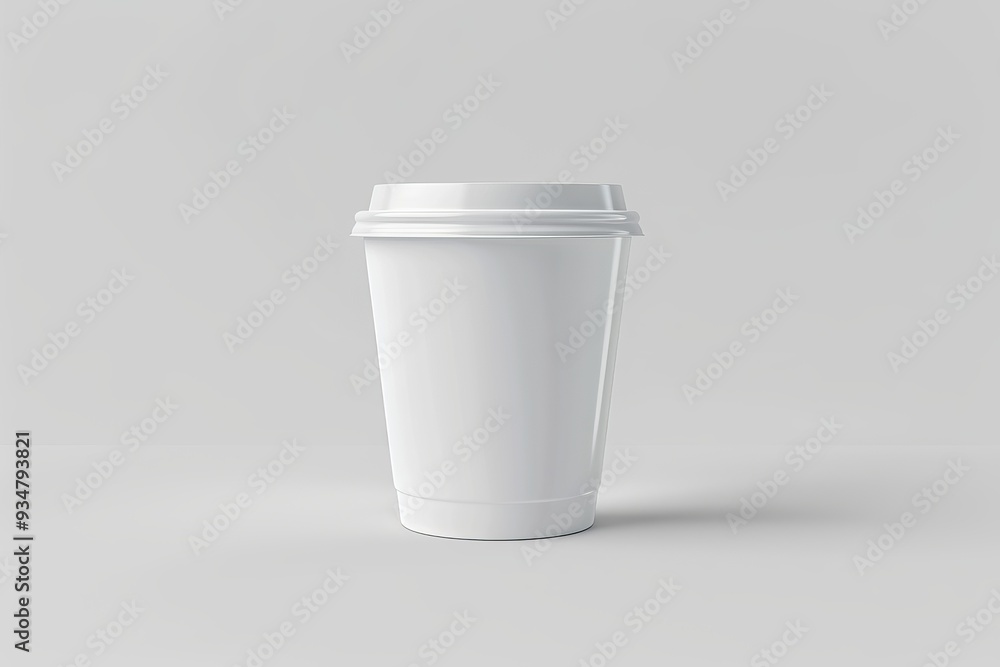 White Disposable Paper Coffee Cup with Lid White Disposable Paper Coffee Cup with Lid