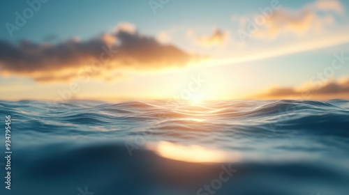 Dynamic 3D Ocean Simulation with AI-Driven Ripple Effect on 2D Waves