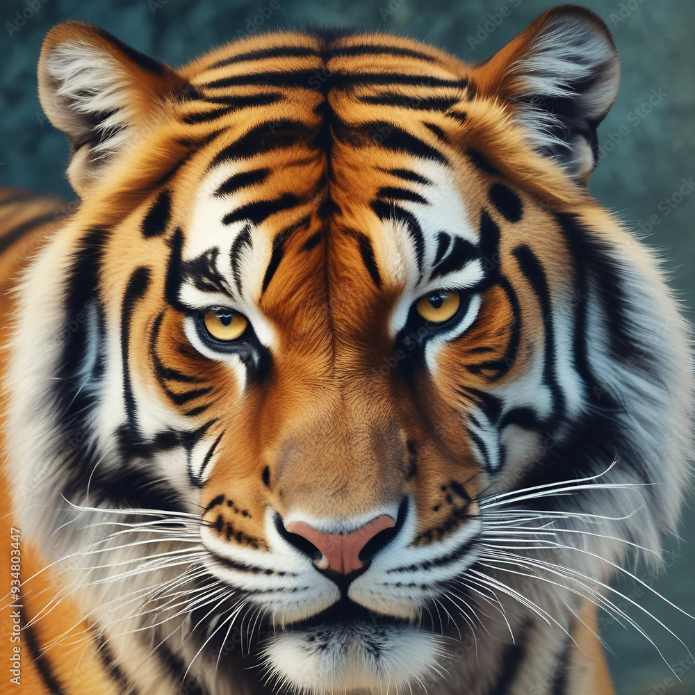 portrait of a tiger portrait of a tiger