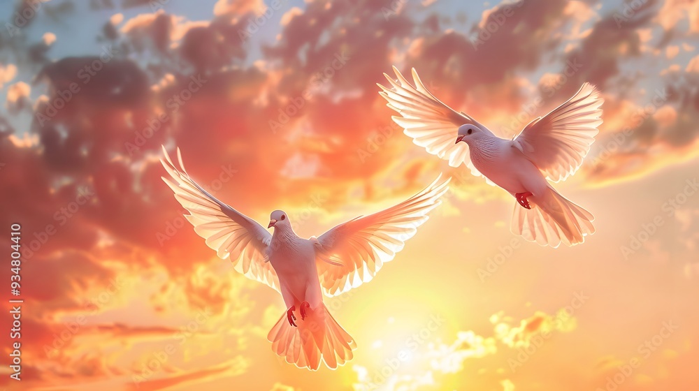 Obraz premium Bird flying to freedom. 