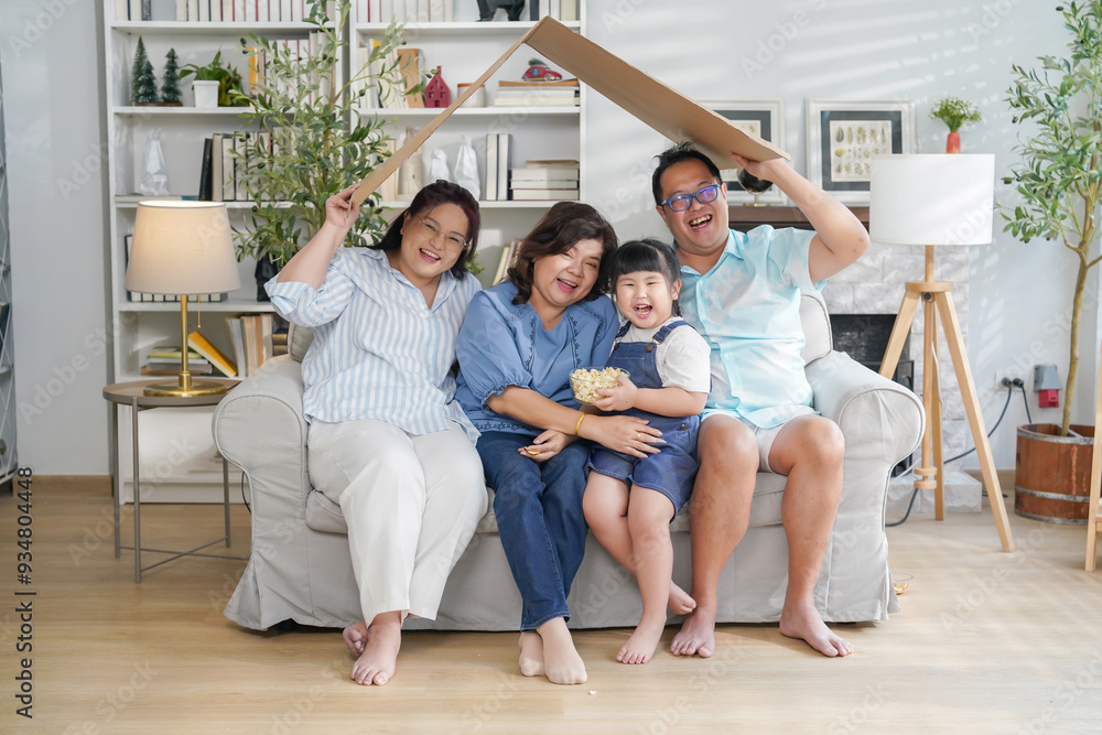 happy asian family spend their free time together in the living room,playing with kid,family lifestyle,domestic life happy asian family spend their free time together in the living room,playing with kid,family lifestyle,domestic life