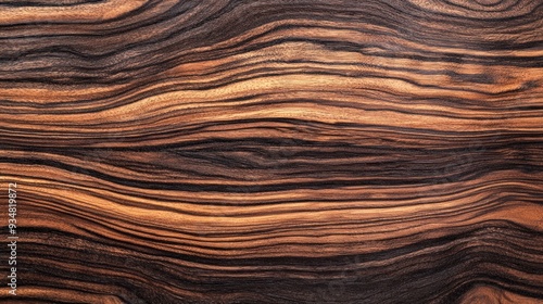 Close-up of Walnut Wood Grain