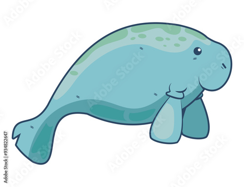 close up sea cow