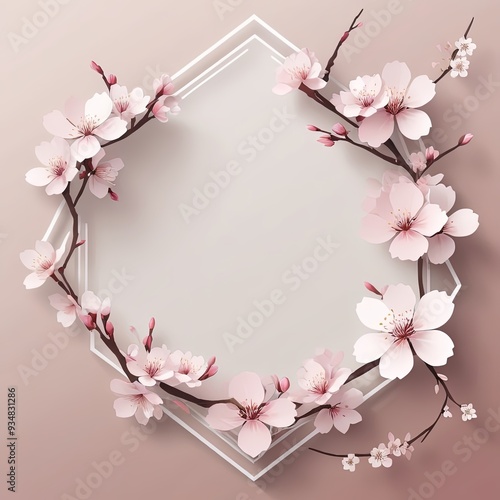 Flower Photo Frame - Seasonal Greetings