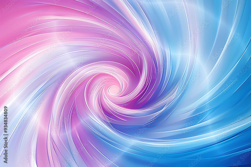Modern and abstract spiral wave background in baby pink and blue colors Modern and abstract spiral wave background in baby pink and blue colors