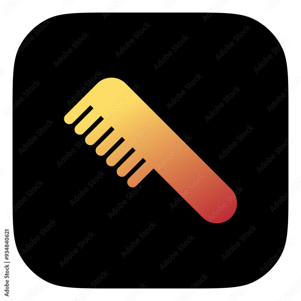 Editable hair comb vector icon. Cosmetics, makeup, skincare, beauty. Part of a big icon set family. Perfect for web and app interfaces, presentations, infographics, etc Editable hair comb vector icon. Cosmetics, makeup, skincare, beauty. Part of a big icon set family. Perfect for web and app interfaces, presentations, infographics, etc