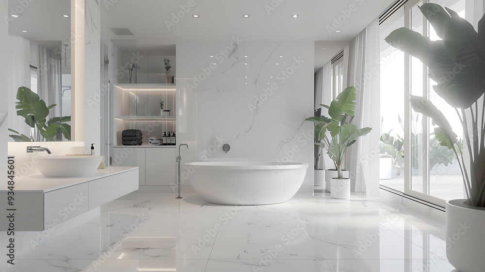 Fototapeta premium bathroom interior