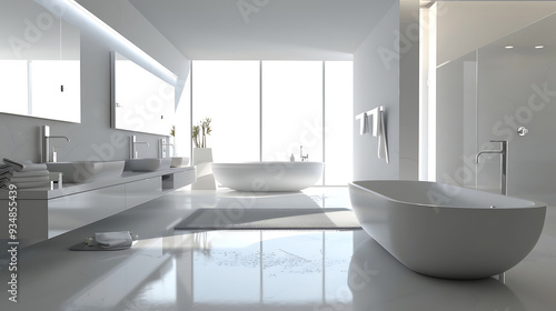 Wallpaper Mural bathroom interior Torontodigital.ca