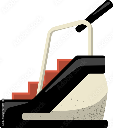 Vector Illustration of Stair Climber Gym Equipment