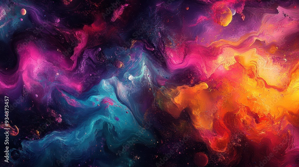 A digital art piece generated by AI, with abstract shapes and vibrant colors merging into a cohesive design. A digital art piece generated by AI, with abstract shapes and vibrant colors merging into a cohesive design.