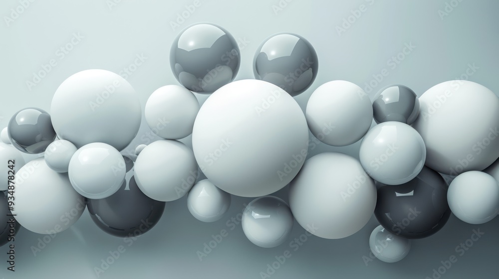 Abstract Spheres Set - 3D Render Collection Abstract Spheres Set - 3D Render Collection