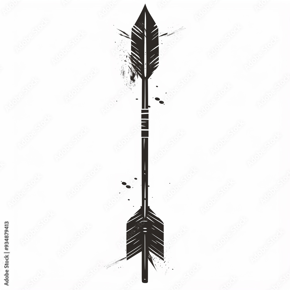 This image is an arrow drawn with solid black lines on a white background. The drawing technique is used to give it a raw, rough feel, similar to a hand-drawn image. The details are as follows: This image is an arrow drawn with solid black lines on a white background. The drawing technique is used to give it a raw, rough feel, similar to a hand-drawn image. The details are as follows: