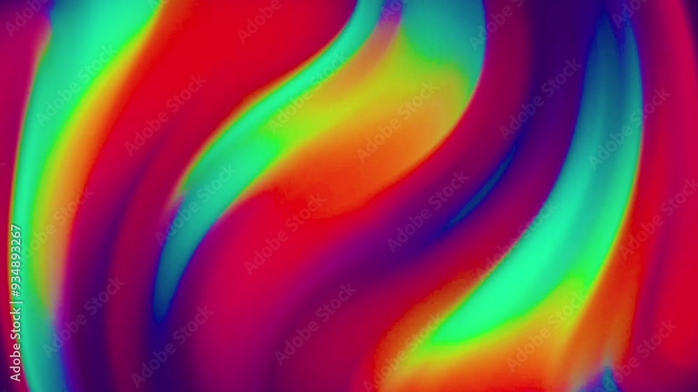 Abstract Gradient Swirling Neon Colors Background with Seamless Loop Motion. Abstract Gradient Swirling Neon Colors Background with Seamless Loop Motion.