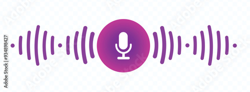 Voice message bubble, audio chat or messenger interface, vector UI UX. Voice message bubbles, chat audio record play records for mobile phone