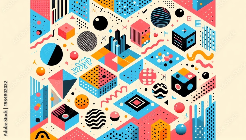 background with a memphis style consisting of various colors 3d
background with a memphis style consisting of various colors 3d