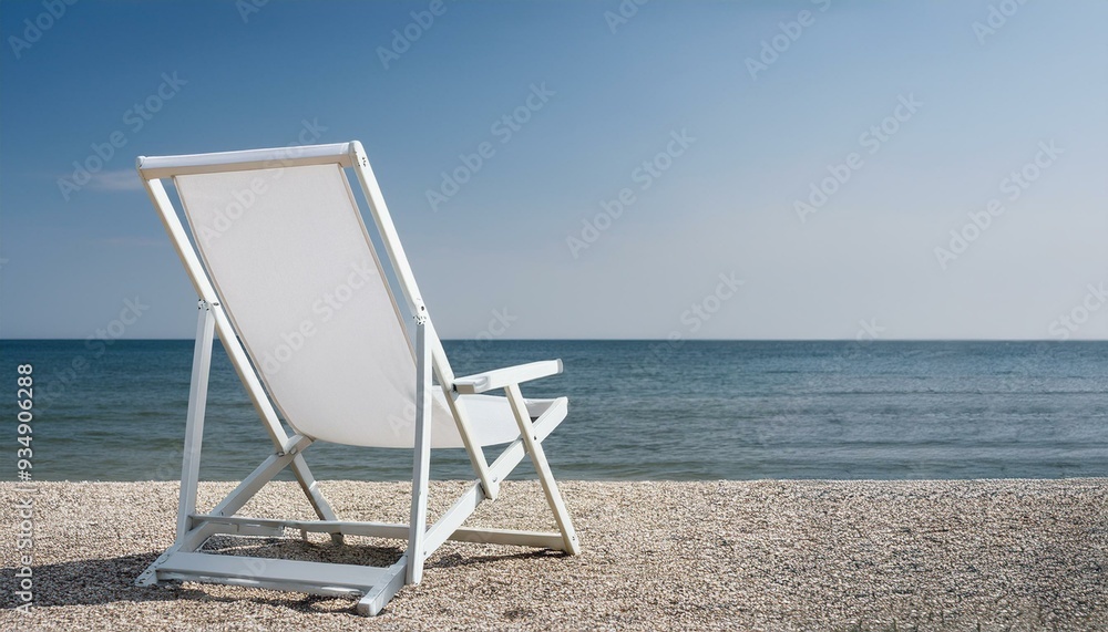 Side View of Blank White Folding Beach Chair Mockup Side View of Blank White Folding Beach Chair Mockup