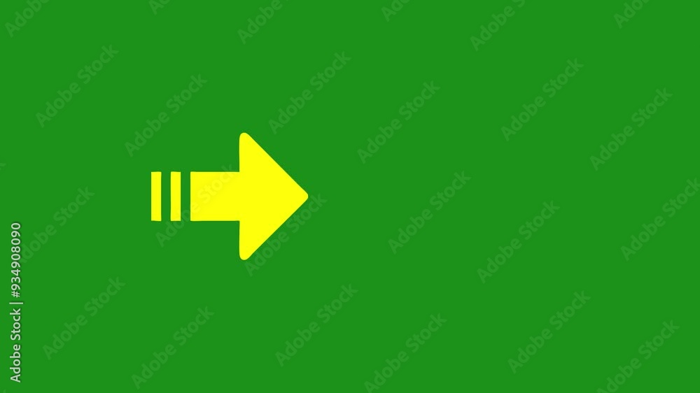 Arrow pointing to the right on a green background. Social media scroll arrows. Swipe up the animation button. Key color, Chrome color, 4K video Arrow pointing to the right on a green background. Social media scroll arrows. Swipe up the animation button. Key color, Chrome color, 4K video