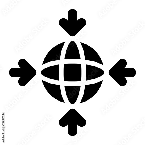 gravitation, gravity, gravitational, astronomy, astronomical glyph or solid icon