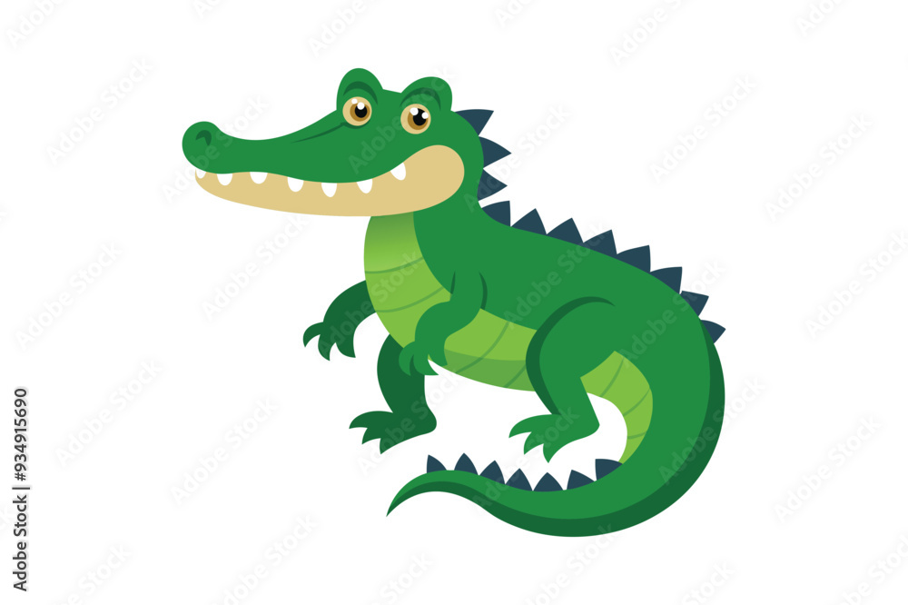 Fototapeta premium alligator image vector Design