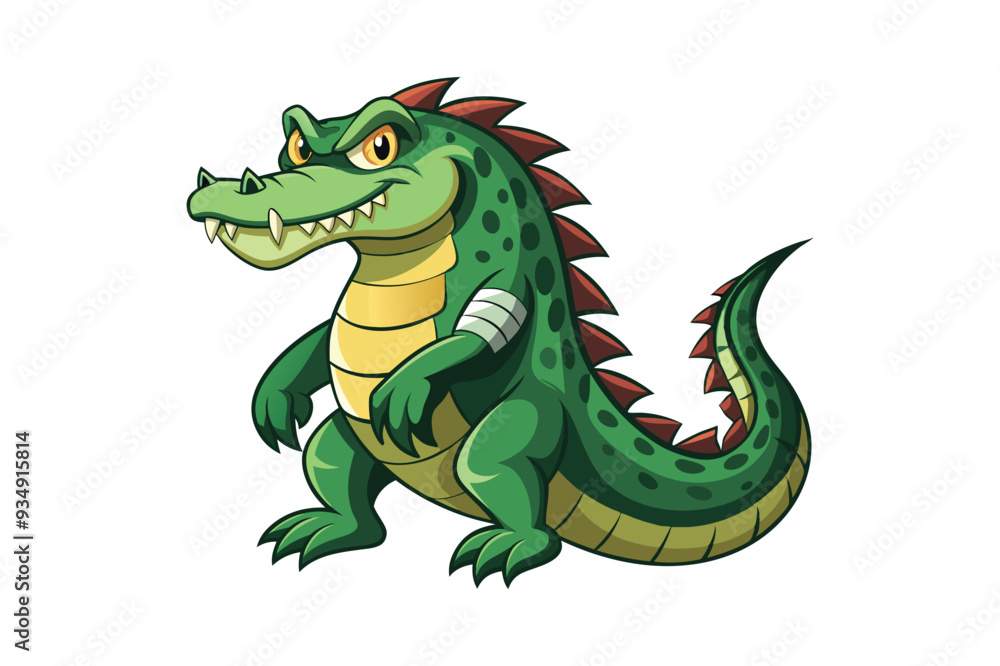 Fototapeta premium alligator image vector Design