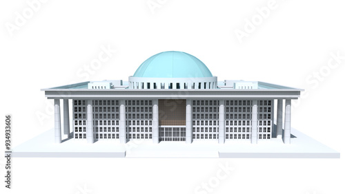 Canvas Print korean national assembly building