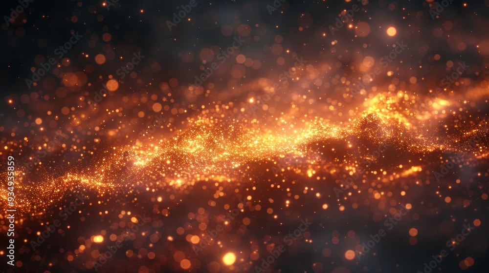 Glimmering cosmic dust swirling through deep space, captured in intricate detail, showcasing the beauty of the universe at night Glimmering cosmic dust swirling through deep space, captured in intricate detail, showcasing the beauty of the universe at night