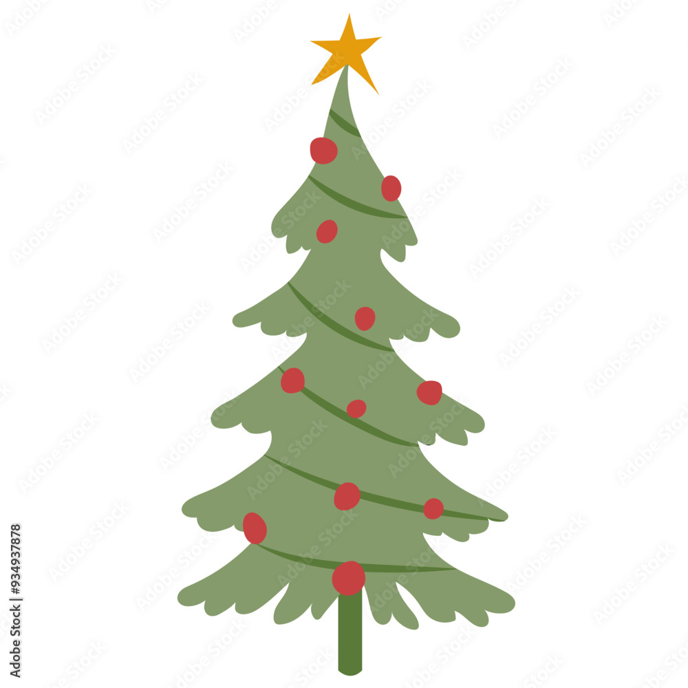 Christmas Tree Decoration Element Christmas Tree Decoration Element